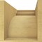 Ekena Millwork 10"W x 20"D x 10"H Wide Yorktown Rough Cedar Woodgrain TimberThane Corbel, Primed Tan CORUR10X20X10YORRCPR - alternate 6